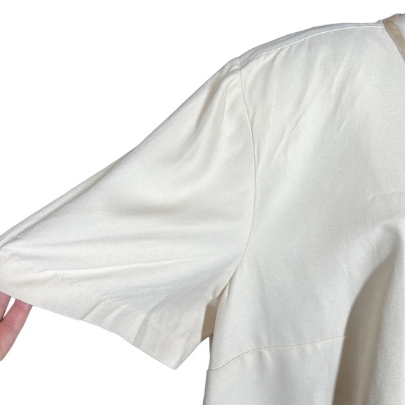 Elegant Cream & Silver Trim Fleur-de-Lis Jacket Sz 24WP Pride & Joy Wedding NWT - Picture 4 of 11